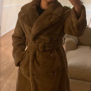 Blogger Favorite - H&M Teddy Bear Brown Coat